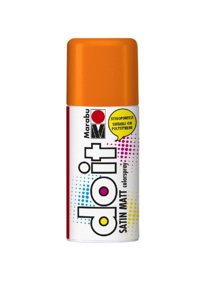 Marabu Do It Satin Matt Weatherproof Spray Paint Orange