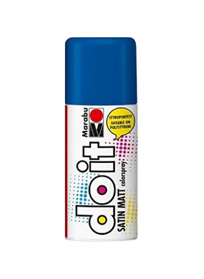 Marabu Do It Satin Matt Weatherproof Spray Paint Blue