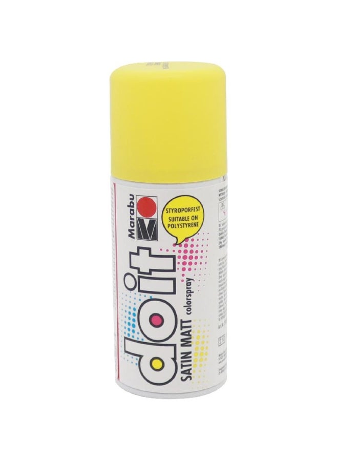 Marabu Do It Satin Matt Weatherproof Spray Paint Yellow