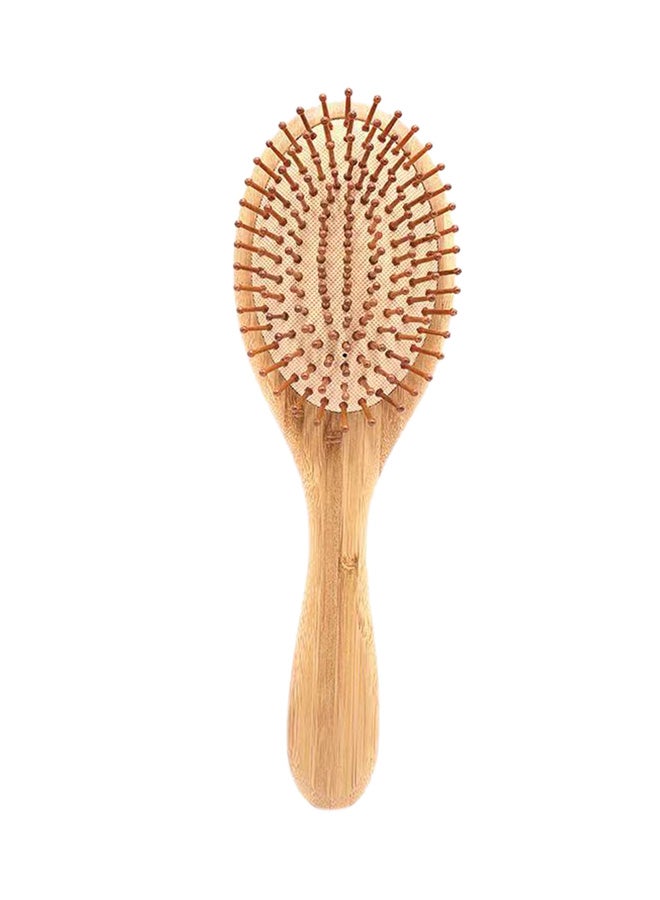 Oval Shape Hair Brush Beige - Image 1