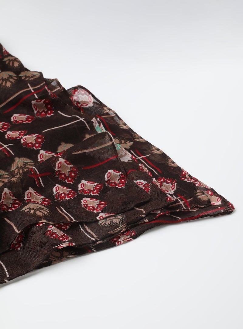 Aila Aop Scarf Multicolour - Image 4