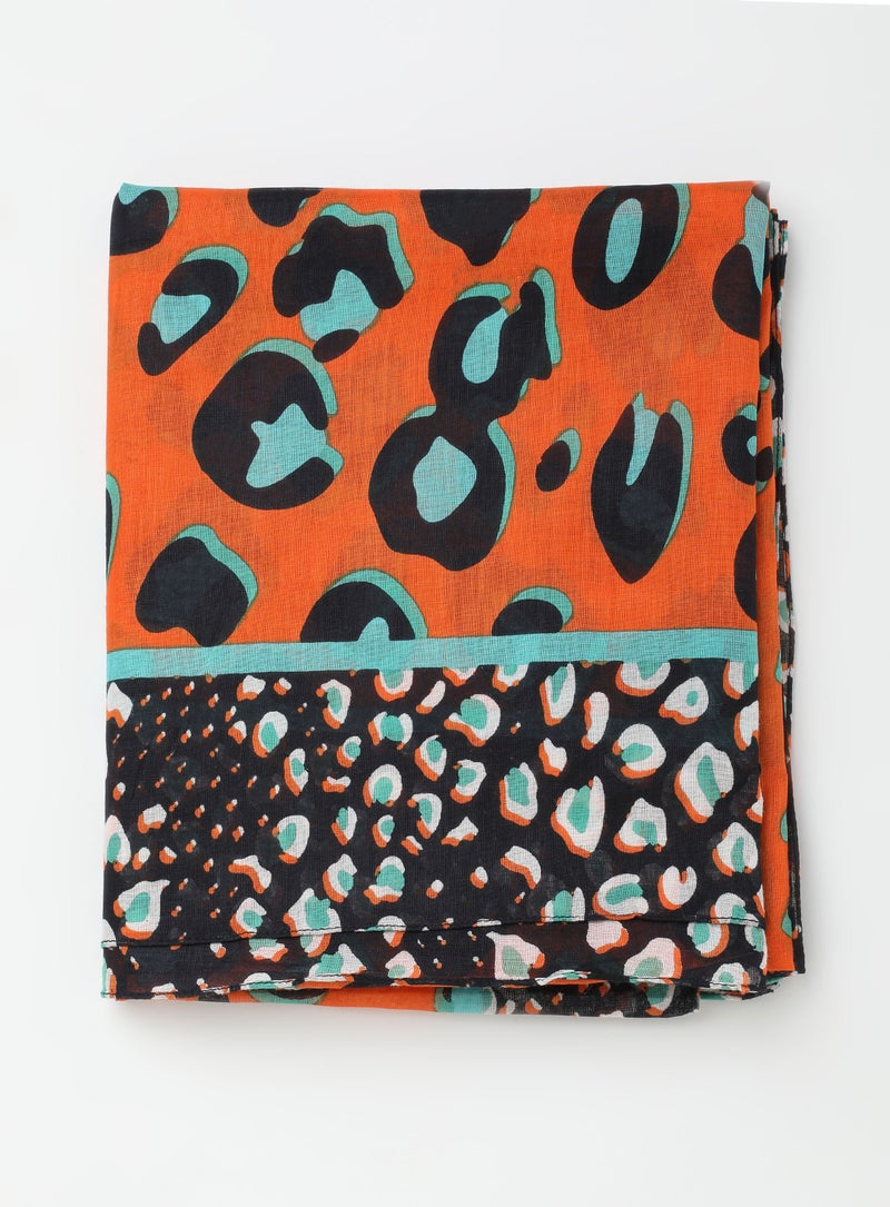 Aila All-Over Printed Scarf Multicolour  - Image 4