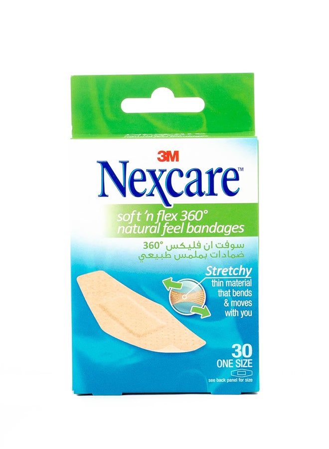 Nexcare 30-Pack Soft 'n' Flex Bandages  - Image 1