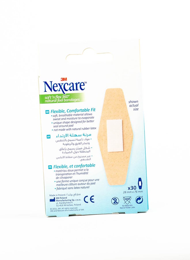 Nexcare 30-Pack Soft 'n' Flex Bandages  - Image 2