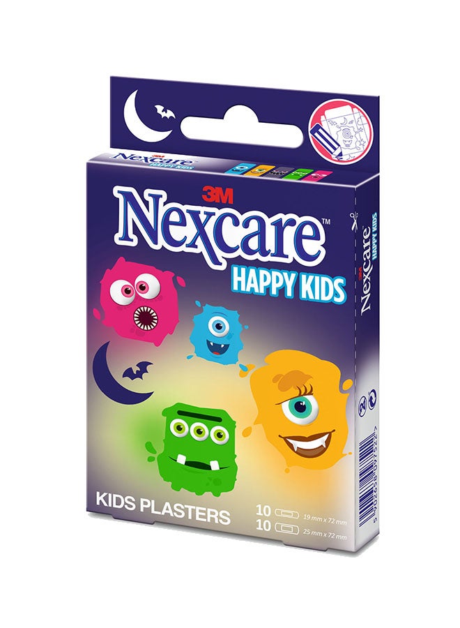 Nexcare Pack Of 20 Monsters Tattoo Plasters  - Image 2