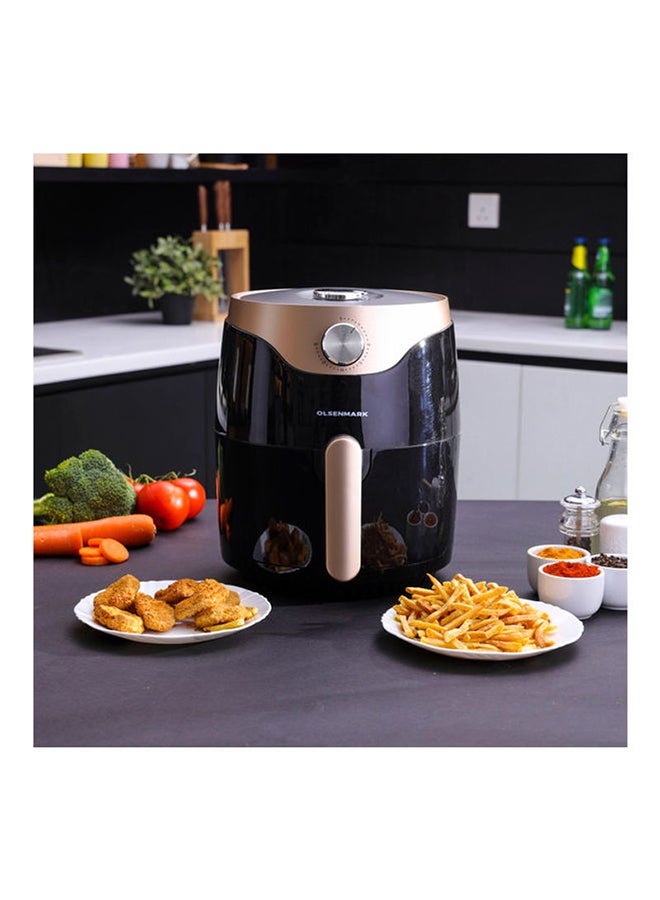 أولسنمارك مقلاة هوائية رقمية سعة 2.8 لتر بخاصية الإغلاق التلقائي بقوة 1400 وات 2.8 L 1400 W OMAF2448 أسود - Image 2