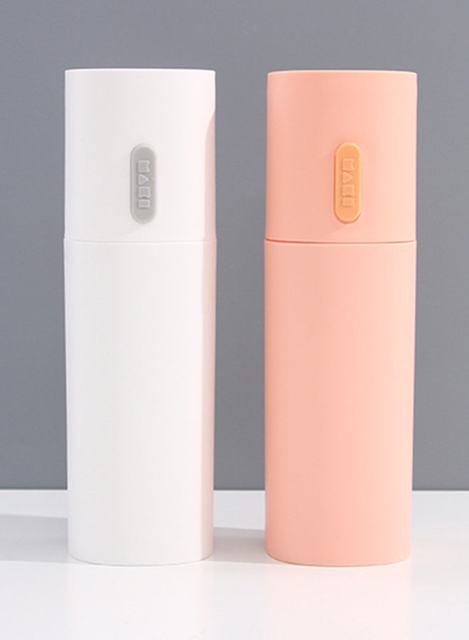 XIMI VOGUE - Bathroom Accessories  - Toilet Brush And Holder - Economical - Pink Color - Bath Kit Pink 97.5grams - Image 1