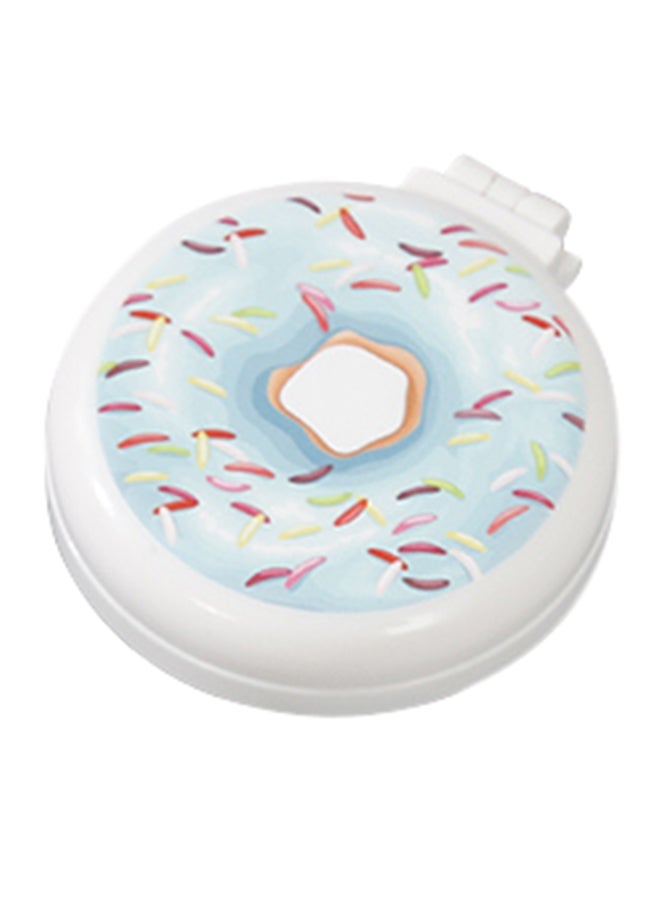 XIMI VOGUE Doughnut Collection Mini Round Folding Comb With Mirror Assorted Multicolour 30grams - Image 1