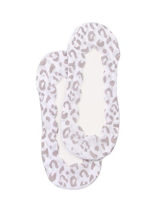 Leopard Print Women's No Show Socks Multicolour - v1628398141/N46971657A_1