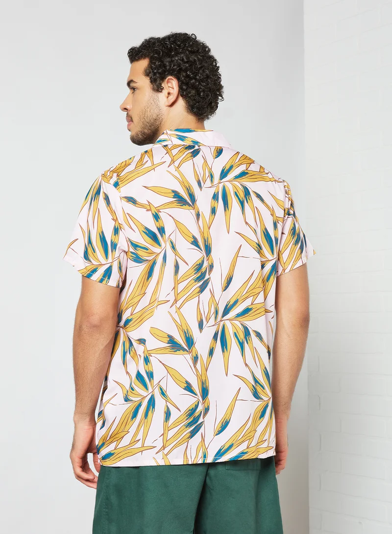 STATE 8 Printed Short Sleeve Shirt Multicolour