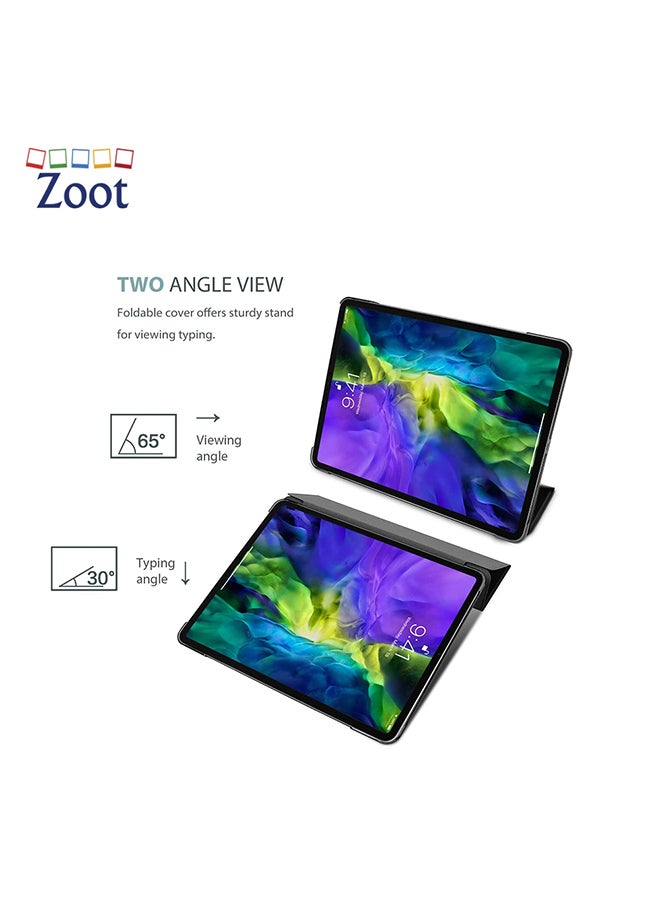 Zoot Protective Flip Cover Case for Apple iPad Pro 11 2020 and 2021 Black - Image 3