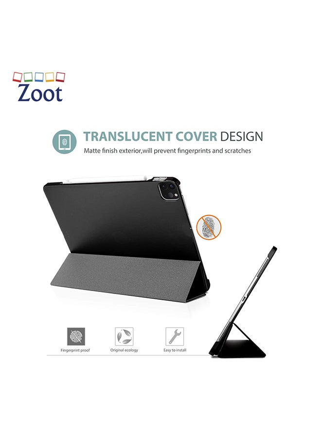 Zoot Protective Flip Cover Case for Apple iPad Pro 11 2020 and 2021 Black - Image 2