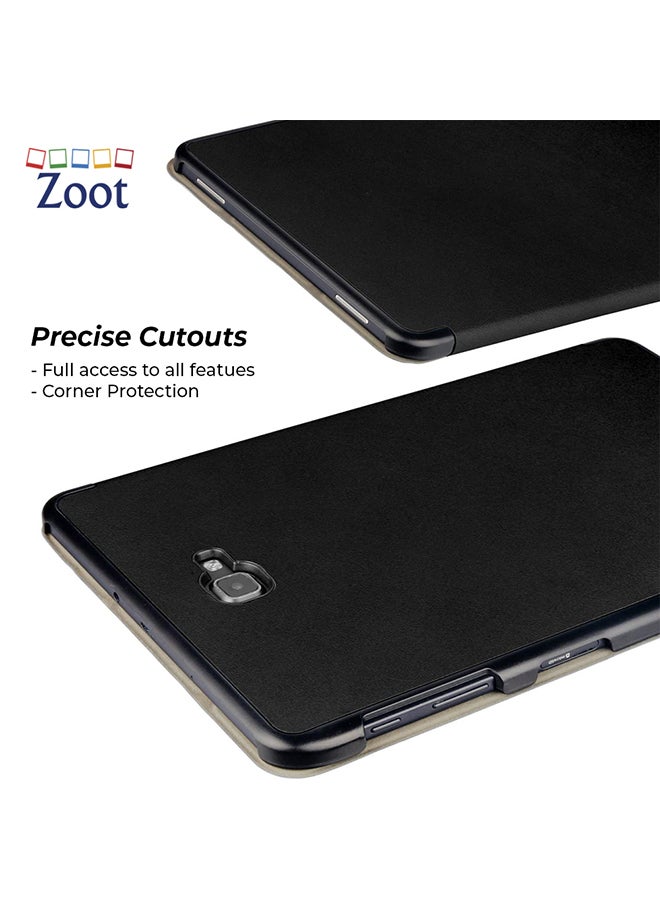 Zoot Protective Flip Cover Case for Samsung Galaxy Tab A 10.1 / T580 Black - Image 3