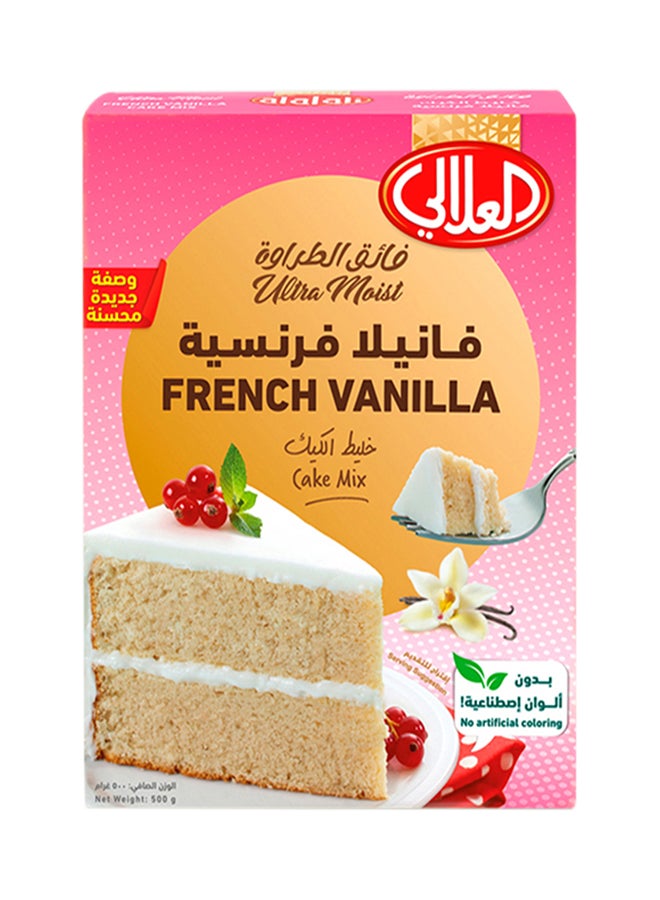 العلالي خليط كيك فائق الطراوة بنكهة الفانيليا الفرنسية 500جرام - Image 1