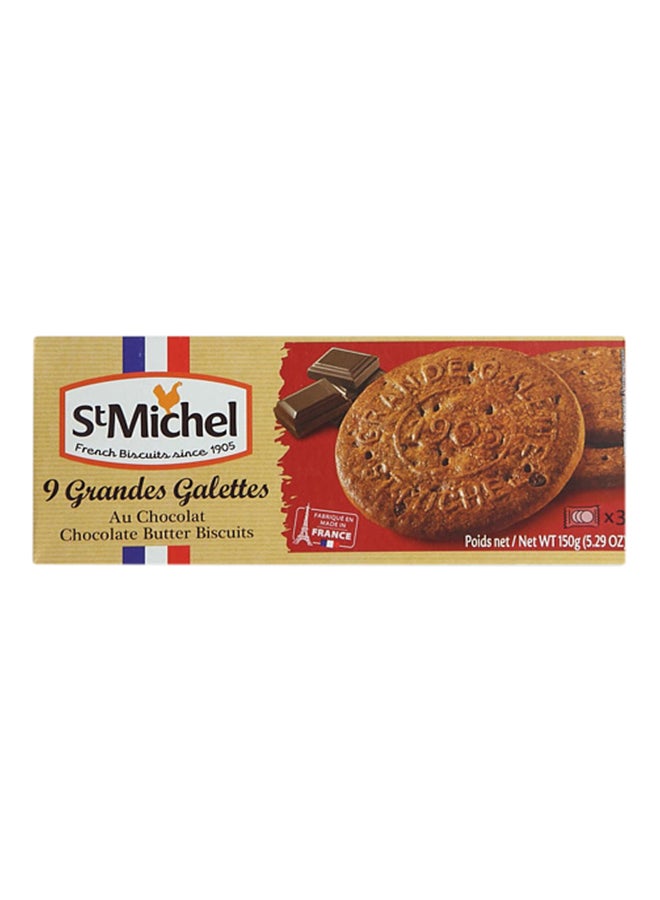 St Michel Chocolate Butter Biscuits 150grams - Image 1