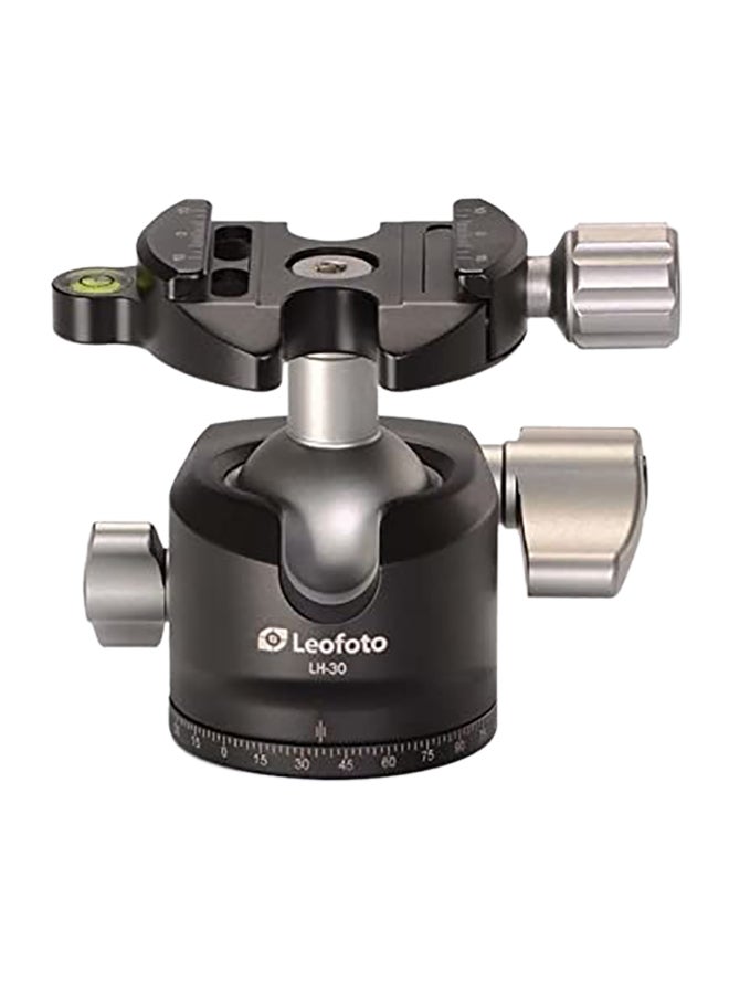 Leofoto Low Profile Ball Head With BPL-50 Plate Black  - Image 1