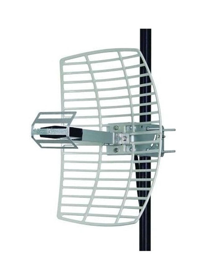 أل-كوم هوائي شبكة عاكس صغير مصبوب ب20 DBI وبتردد 2.4 جيجاهرتز لون فضي. - Image 1