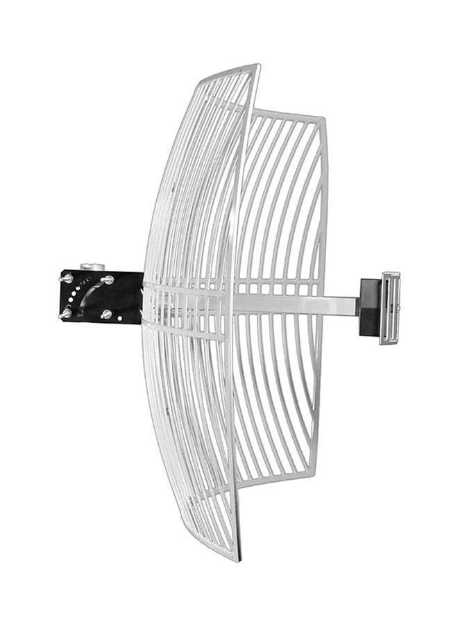 أل-كوم هوائي شبكة عاكس صغير مصبوب ب20 DBI وبتردد 2.4 جيجاهرتز لون فضي. - Image 2