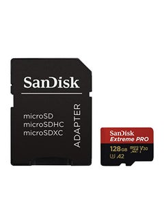 سانديسك محول بطاقة Micro SDXC إكستريم برو 128 GB  - Image 1
