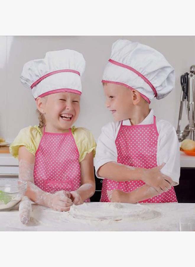 EHOME - 11-Piece Complete Kids Chefs Cooking And Baking Kitchen Play Set With Apron 28x3x24cm - Image 1