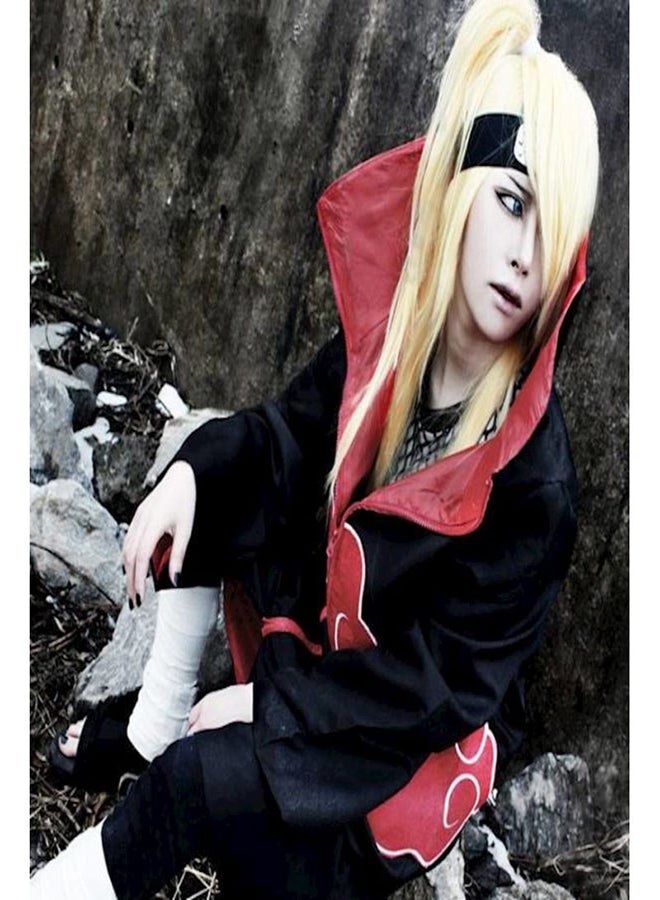 Generic - Realistic Soft Poly Blend Fabric Cosplay Akatsuki Cloak Costume For Kids - Image 1