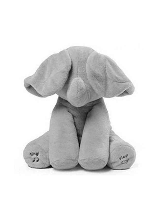 دمية محشوة موسيقية على شكل فيل 23سم - Image 2