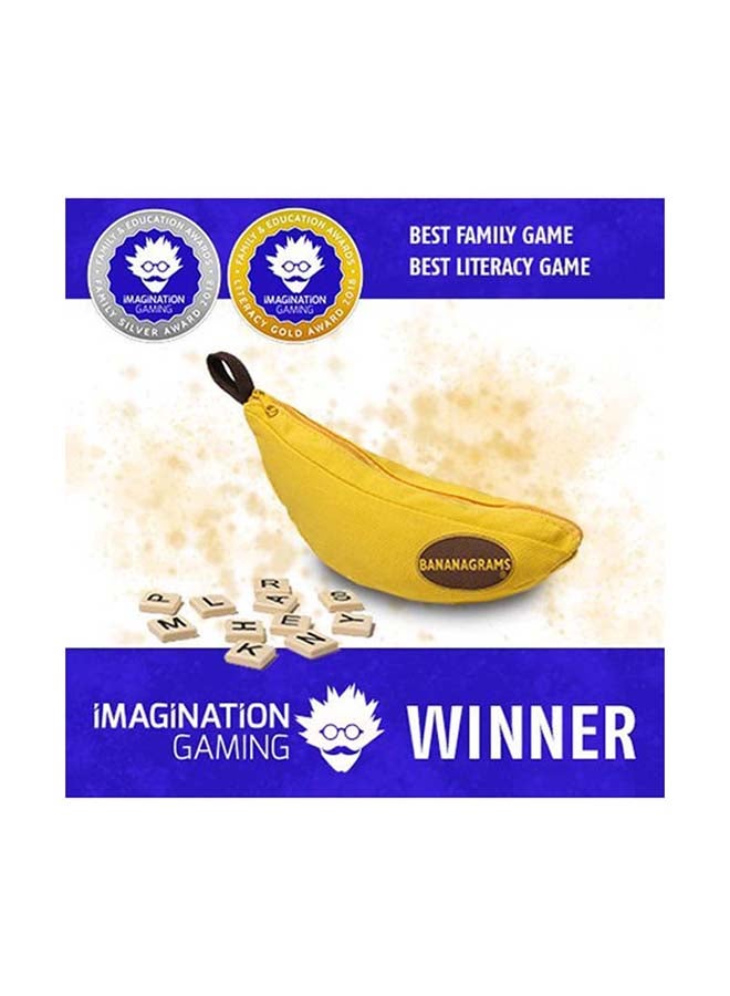 Bananagrams Banana Shaped Crossword Puzzle Game - Image 1