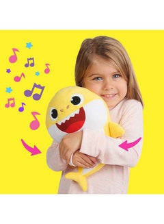 TOYPRO Singing Baby Shark Stuffed Plush Toy 13.97 x 18.03 x 24.13cm  - Image 4