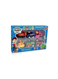 6-Piece Paw Patrol Snow Slide Toys set 321457060 Multicolour - v1628409623/N32877193A_1