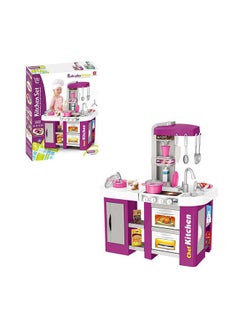 Bei Di Yuan Toys 53-Piece Talented Chef Pretend Kitchen Play Set With Realistic Lights And Sounds 61x33x72.5cm 61x33x72.5cm  - Image 3