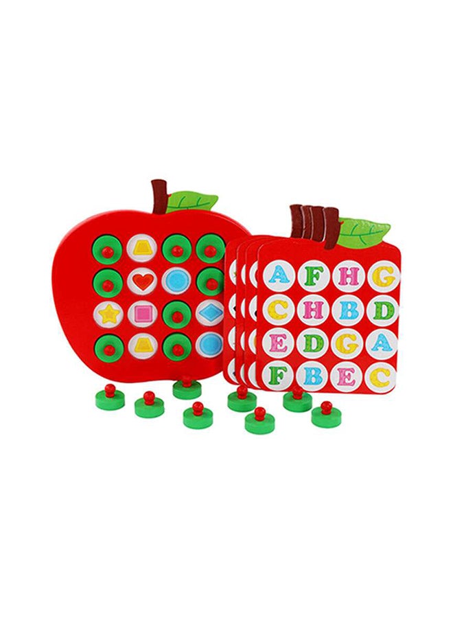 Happy Kids Wooden Apple Memory Chess  - Image 2