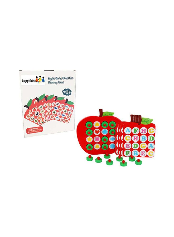 Happy Kids Wooden Apple Memory Chess  - Image 3