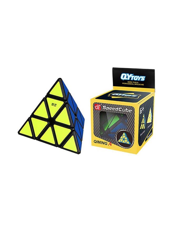 QiYi - Qiming A Pyraminx Triangle Cube - Assorted - Image 1