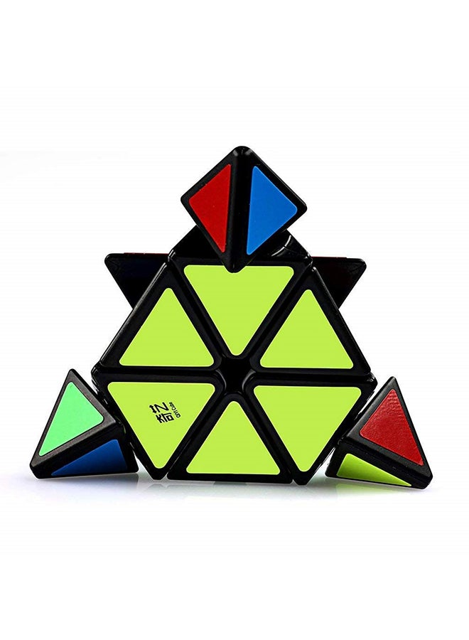 QiYi - Qiming A Pyraminx Triangle Cube - Assorted - Image 1