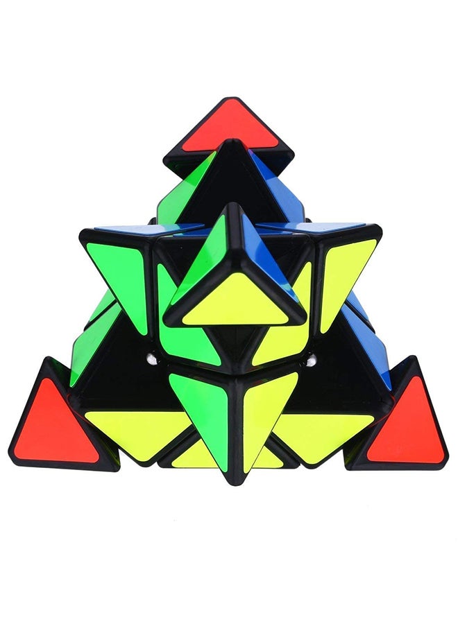 QiYi - Qiming A Pyraminx Triangle Cube - Assorted - Image 1