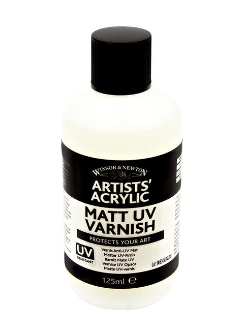 Artists Acrylic Matt UV Varnish White
