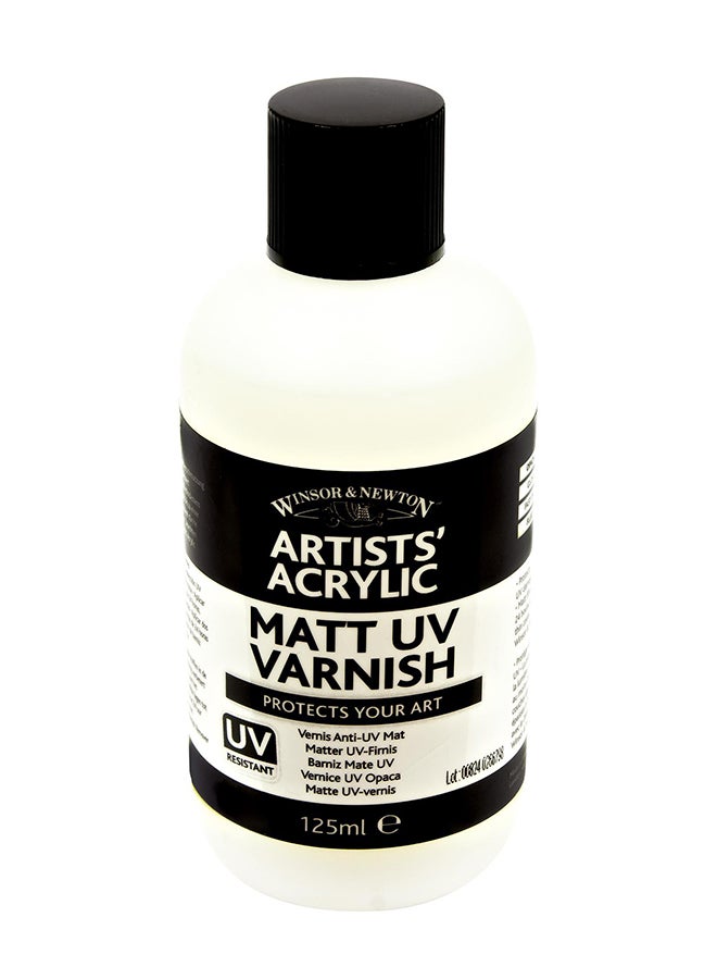 WINSOR & NEWTON Artists Acrylic Matt UV Varnish White 