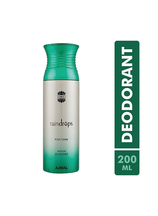 Ajmal - Rain Drops - Body Spray Clear 200ml - Image 1