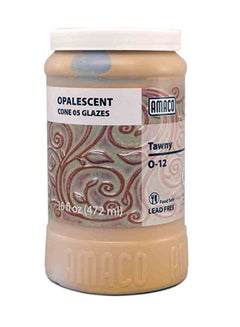 Amaco O-12 Ceramic Pottery Glaze Tawny  - Image 1