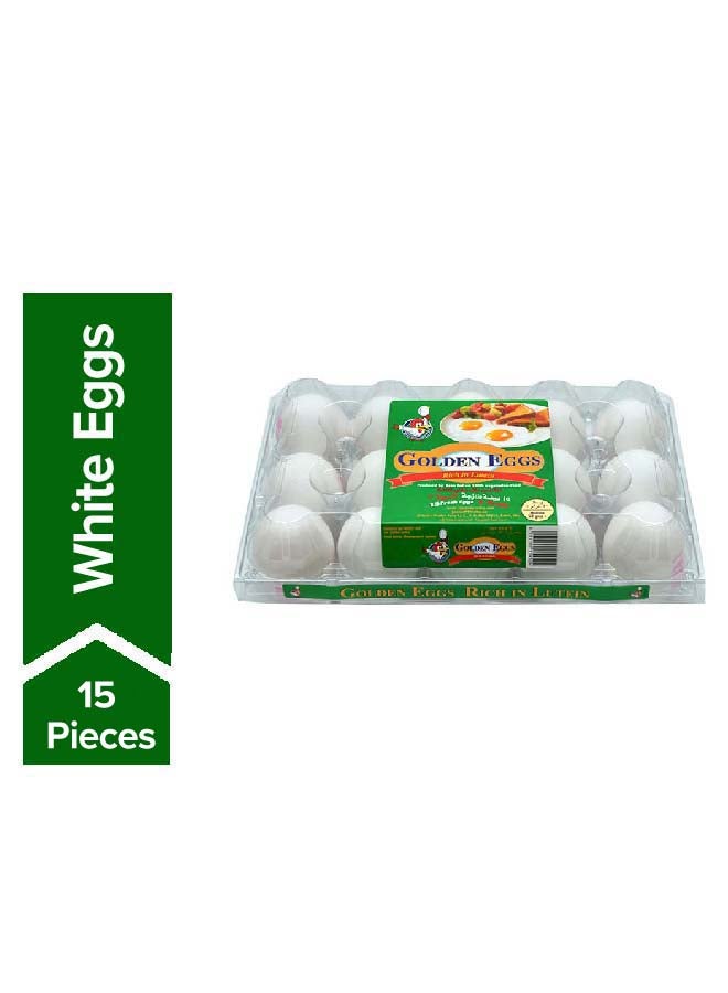 Golden Eggs Rich In Lutein White Medium 15 Pieces