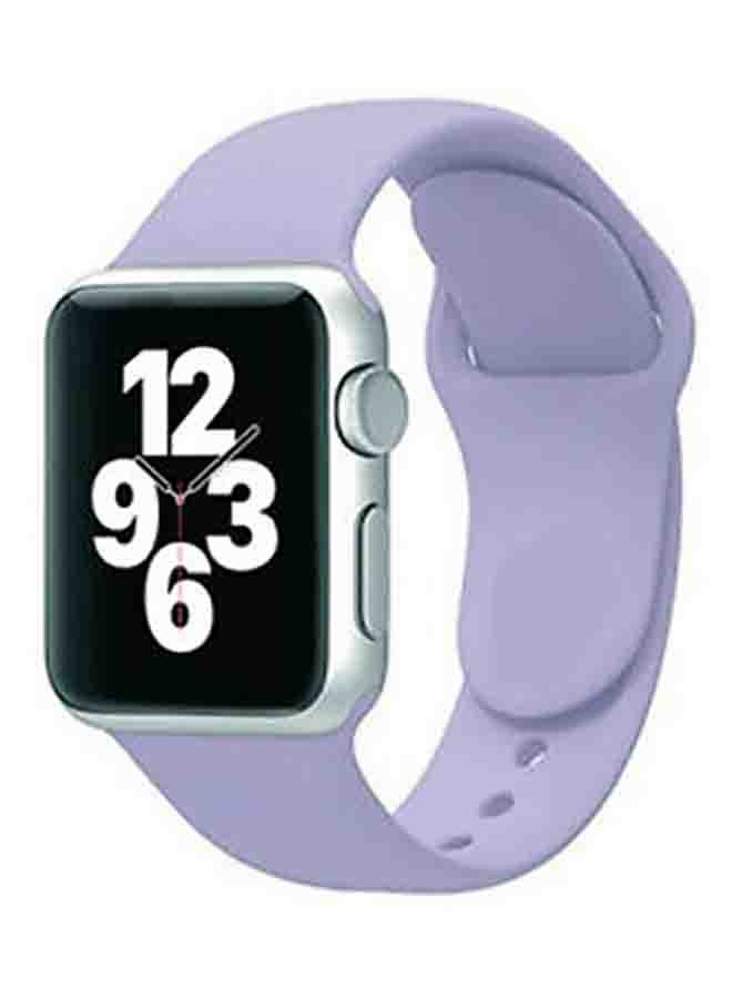 MOCOM Silicone Sport Replacement Band For Apple iWatch Series 6/SE/5/4/3/2/1 44-42mm Purple