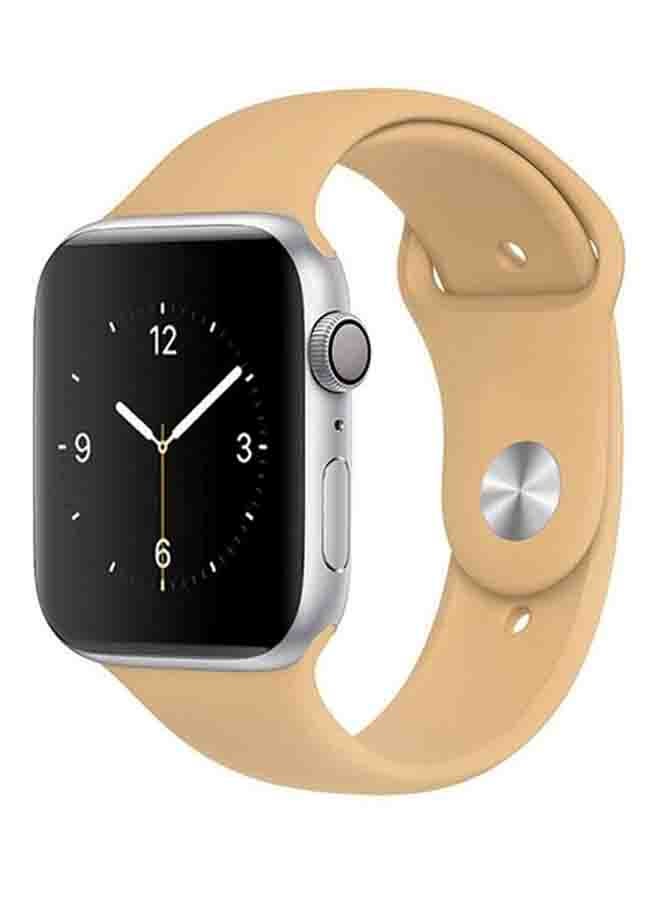 موكوم سوار رياضي بديل من السيليكون لساعة أبل آي ووتش سيريز 6/SE/5/4/3/2/1 مقاس 44-42 مم جوز