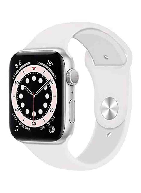 Silicone Sport Replacement Band For Apple iWatch Series 6/SE/5/4/3/2/1 44-42mm White