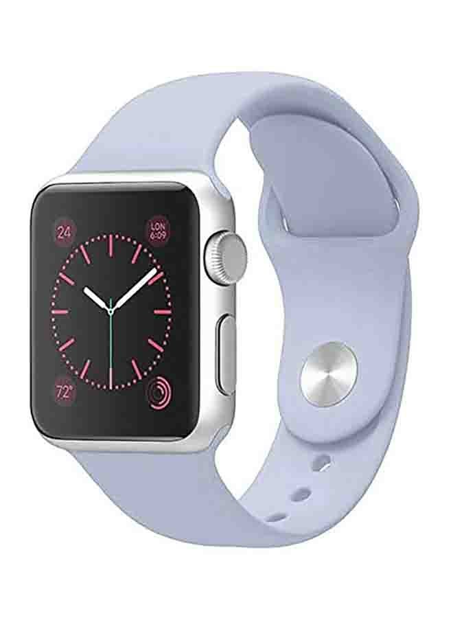 MOCOM Silicone Sport Replacement Band For Apple iWatch Series 6/SE/5/4/3/2/1 40-38mm Light Purple