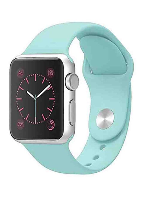 Silicone Sport Replacement Band For Apple iWatch Series 6/SE/5/4/3/2/1 40-38mm Lime Green