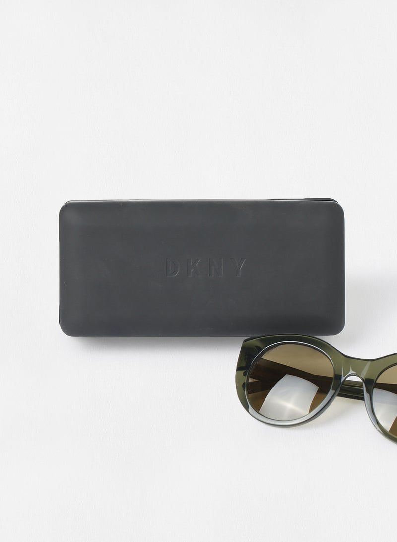 DKNY Women's UV Protection Round Sunglasses - Lens Size: 52 mm - Image 5