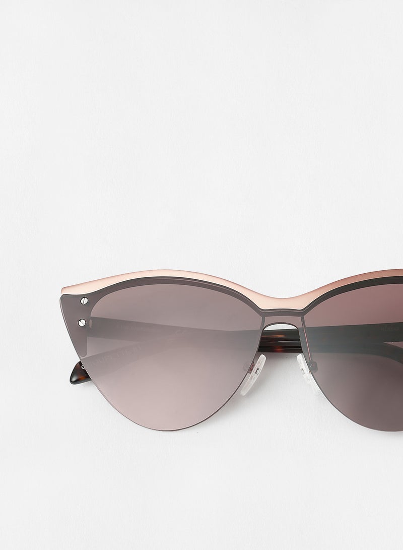 كارل لاغرفيلد نظارة شمسية بإطار على شكل عين القطة وعدسات واقية من الأشعة فوق البنفسجية للنساء - Image 4
