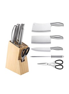 AGD 5-Piece Knives Set With Stand Stainless Steel
17x36x15cm Black/Silver 17x36x15cm  - Image 1