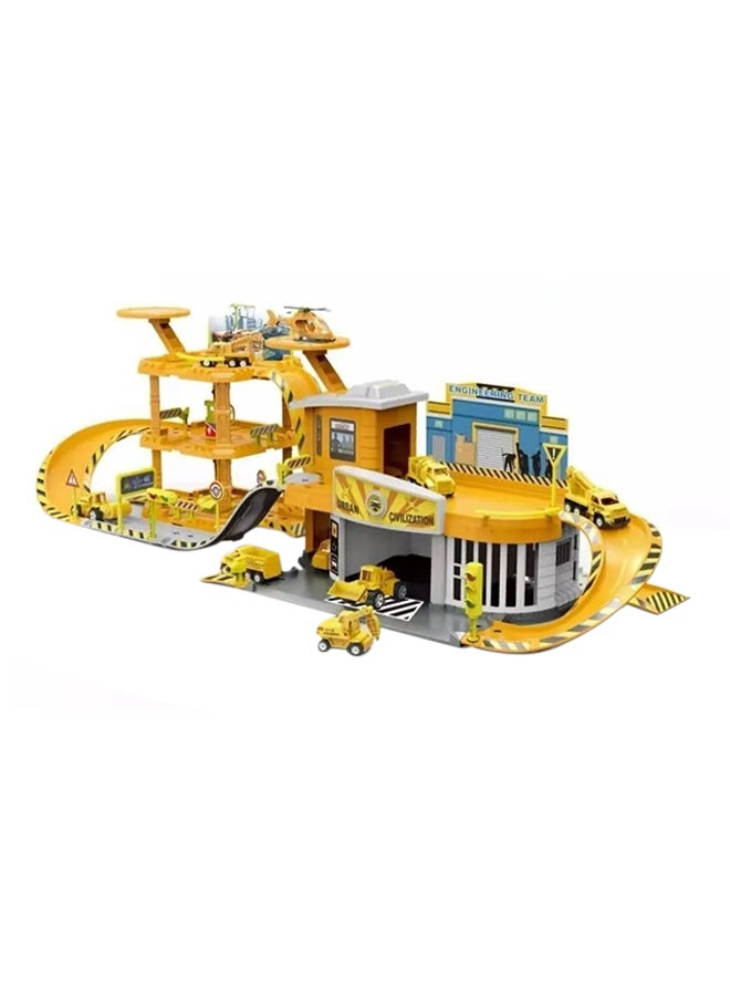 XIAOBAICAI 82-Piece DIY Engineering Parking Set  - Image 3