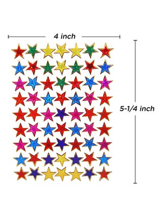 10-Sheets Star Shape Sticker - view 2